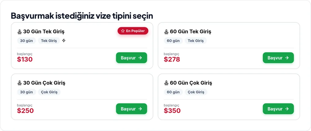 Step 1: Choose your visa type
