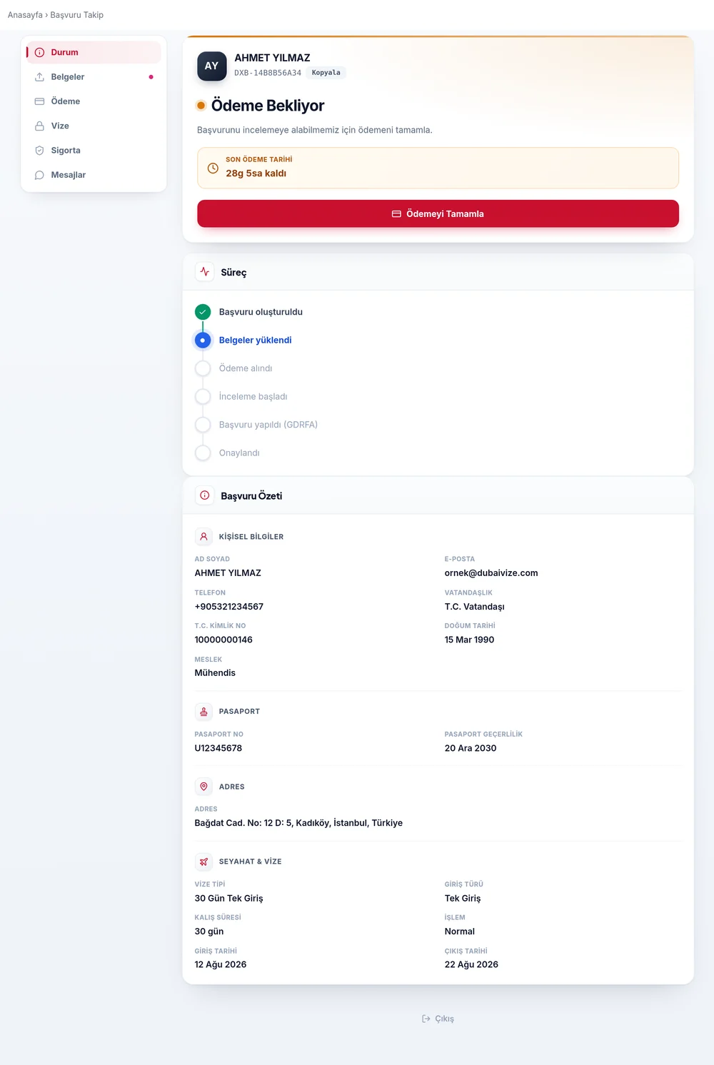 Step 7: Track your application